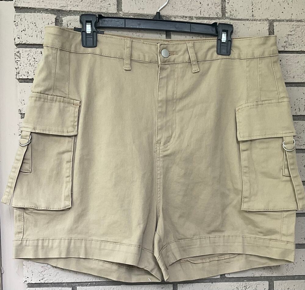 American Bazi Plus Size High Waisted Shorts